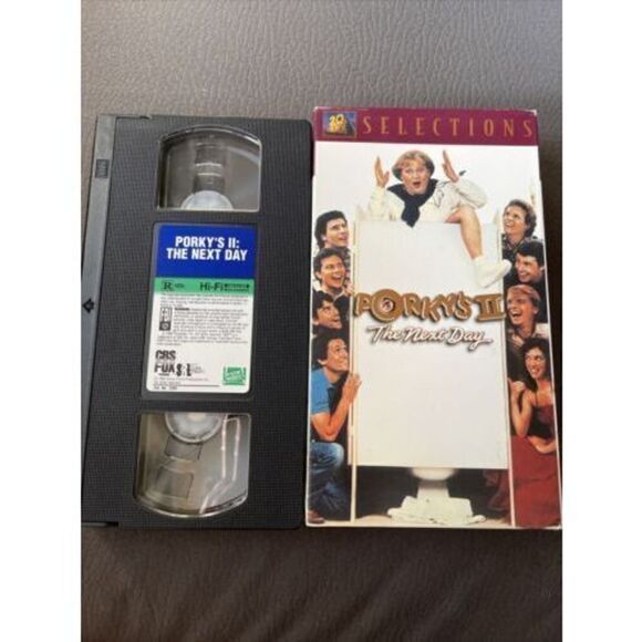 Porky's II: The Next Day VHS 1983 (1997 Release) Kim Cattrall Teen Sex Comedy - Picture 6 of 6